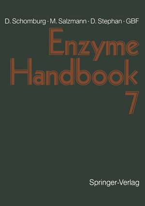 Enzyme Handbook 7: Class 1.5–1.12: Oxidoreductases de Dietmar Schomburg