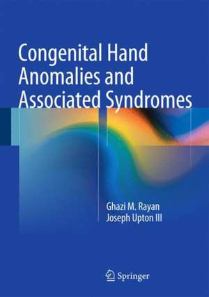 Congenital Hand Anomalies and Associated Syndromes de Ghazi M. Rayan