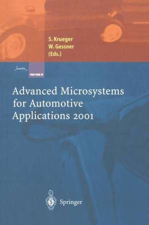 Advanced Microsystems for Automotive Applications 2001 de Sven Krueger