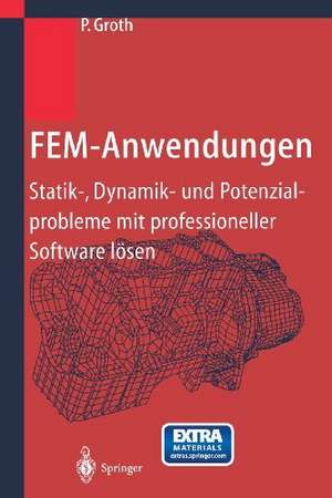 FEM-Anwendungen: Statik-, Dynamik- und Potenzialprobleme mit professioneller Software lösen de P. Groth