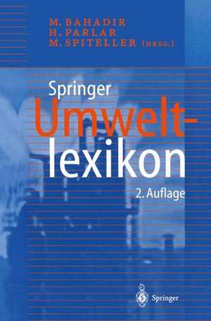 Springer Umweltlexikon de Müfit Bahadir