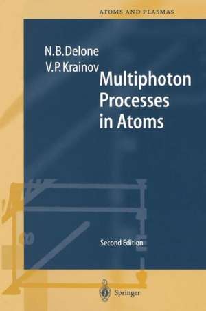 Multiphoton Processes in Atoms: Second Enlarged and Updated Edition With 122 Figures and 11 Tables de N.B. Delone