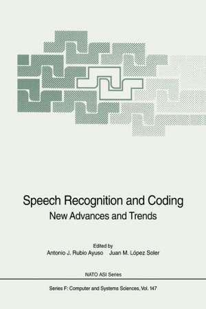 Speech Recognition and Coding: New Advances and Trends de Antonio J. Rubio Ayuso