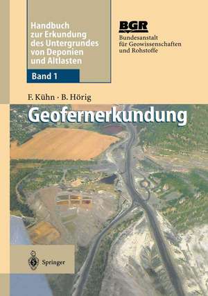 Geofernerkundung: Grundlagen und Anwendungen de Friedrich Kühn