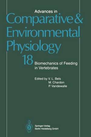 Biomechanics of Feeding in Vertebrates de V. L. Bels