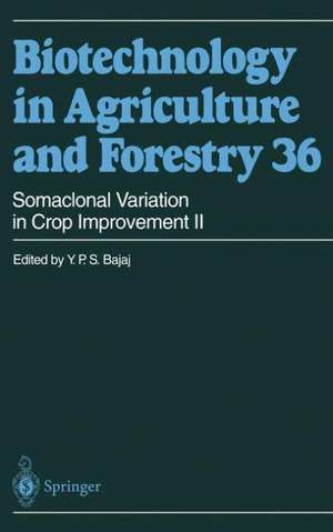 Somaclonal Variation in Crop Improvement II de Y. P. S. Bajaj