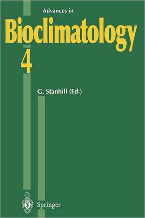 Advances in Bioclimatology_4 de Gerald Stanhill