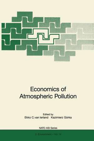 Economics of Atmospheric Pollution de E.C. van Ierland