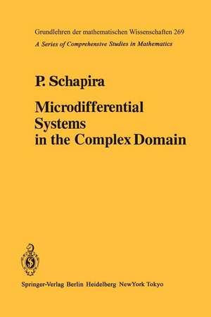 Microdifferential Systems in the Complex Domain de P. Schapira