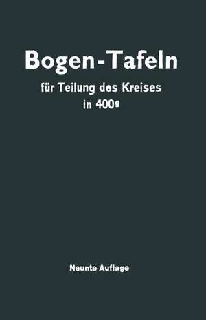 Taschenbuch zum Abstecken von Kreisbogen: mit und ohne Übergangsbogen für Teilung des Kreises in 400g de Jürgen Streble