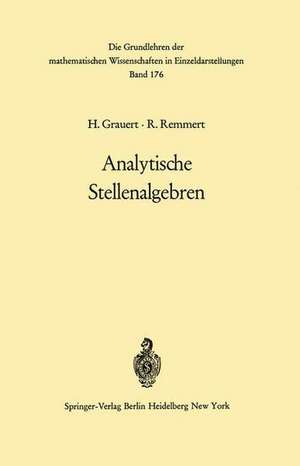 Analytische Stellenalgebren de O. Riemenschneider