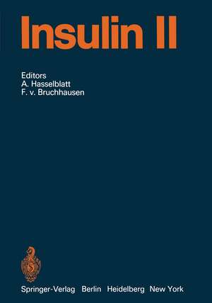 Insulin: Part 2 de A. Hasselblatt