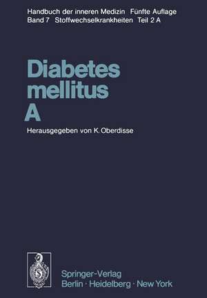 Diabetes mellitus · A de E. Cerasi