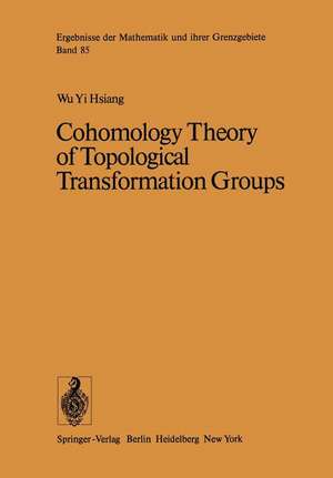 Cohomology Theory of Topological Transformation Groups de W. -Y Hsiang