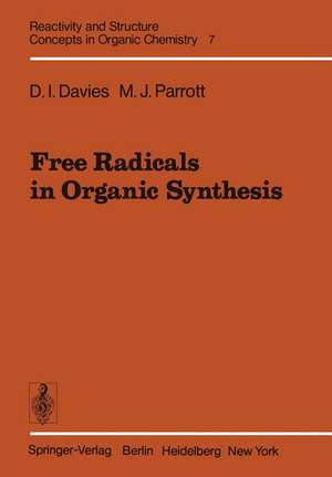 Free Radicals in Organic Synthesis de D. I. Davies