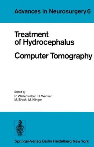 Treatment of Hydrocephalus Computer Tomography: Proceedings of the Joint Meeting of the Deutsche Gesellschaft für Neurochirurgie, the Society of British Neurological Surgeons, and the Nederlandse Vereniging van Neurochirurgen Berlin, May 3–6, 1978 de R. Wüllenweber