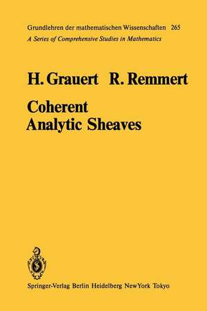 Coherent Analytic Sheaves de H. Grauert