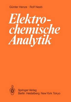 Elektrochemische Analytik de Günter Henze