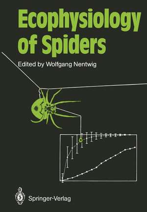 Ecophysiology of Spiders de Wolfgang Nentwig