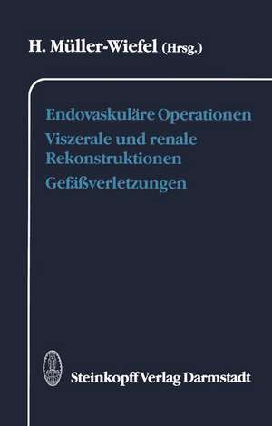 Endovaskuläre Operationen Viszerale und renale Rekonstruktionen Gefäßverletzungen de H. Müller-Wiefel