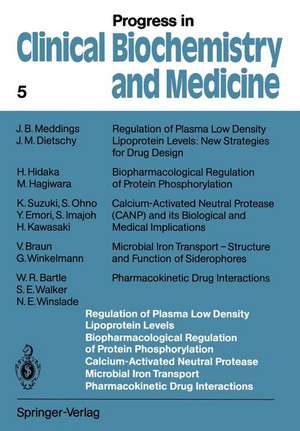 Regulation of Plasma Low Density Lipoprotein Levels Biopharmacological Regulation of Protein Phosphorylation Calcium-Activated Neutral Protease Microbial Iron Transport Pharmacokinetic Drug Interactions de William R. Bartle