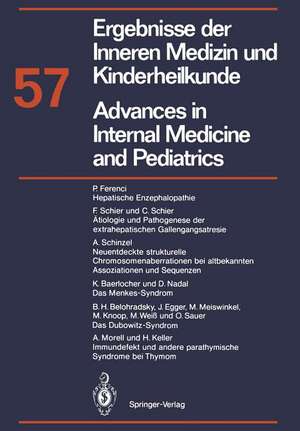 Ergebnisse der Inneren Medizin und Kinderheilkunde/Advances in Internal Medicine and Pediatrics: Neue Folge de P. Frick