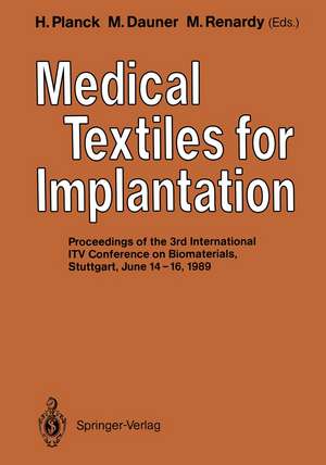 Medical Textiles for Implantation de Heinrich Planck