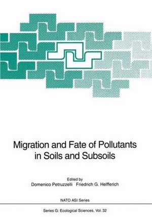 Migration and Fate of Pollutants in Soils and Subsoils de Domenico Petruzzelli