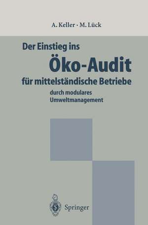 Der Einstieg ins Öko-Audit für mittelständische Betriebe: durch modulares Umweltmanagement de Alexander Keller