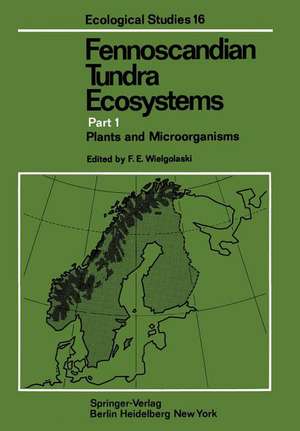 Fennoscandian Tundra Ecosystems: Part 1 Plants and Microorganisms de P. Kallio