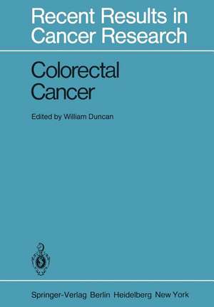 Colorectal Cancer de W. Duncan