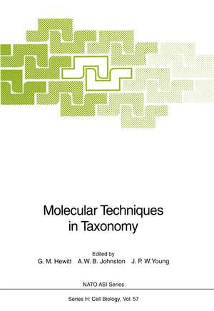 Molecular Techniques in Taxonomy de Godfrey M. Hewitt