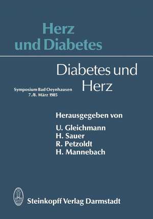 Herz und Diabetes: Diabetes und Herz de U. Gleichmann