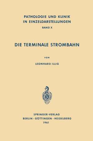 Die Terminale Strombahn: Capillarbett und Mikrozirkulation de L. Illig