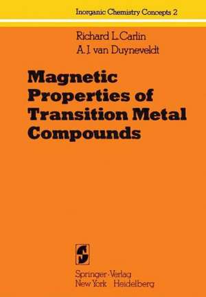 Magnetic Properties of Transition Metal Compounds de R. L. Carlin