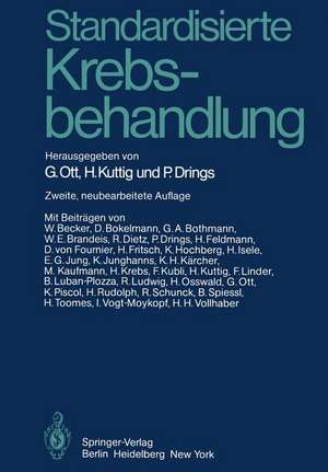 Standardisierte Krebsbehandlung de G. Ott