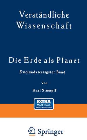 Die Erde als Planet de Karl Stumpff