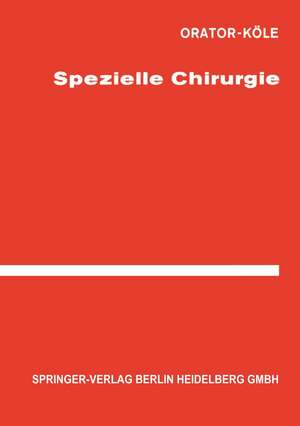 Spezielle Chirurgie de Orator