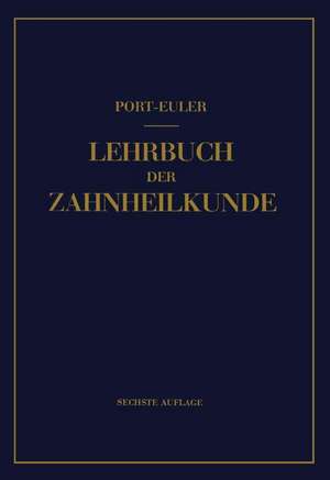 Lehrbuch der Zahnheilkunde de W. Meyer