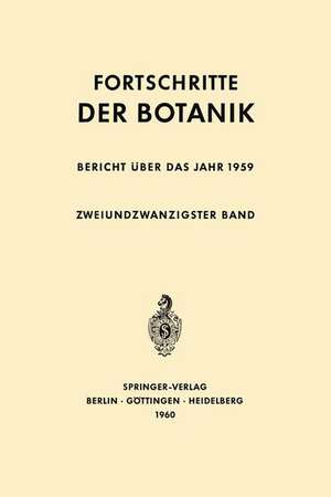 Bericht über das Jahr 1959 de Erwin Bünning