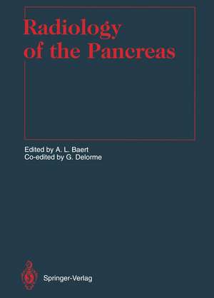 Radiology of the Pancreas de Y. Ajavon