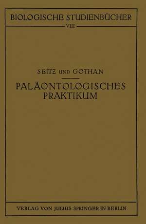 Paläontologisches Praktikum de O. Seitz