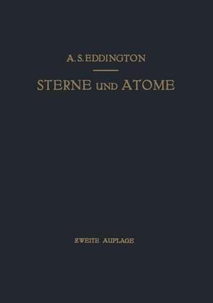 Sterne und Atome de Arthur Stanley Eddington