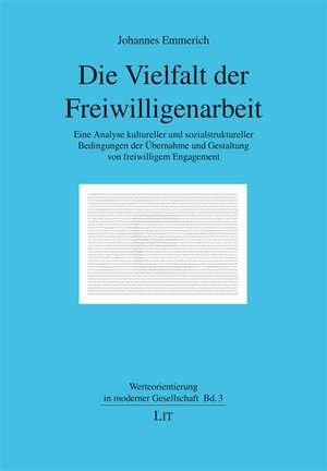 Die Vielfalt der Freiwilligenarbeit de Johannes Emmerich