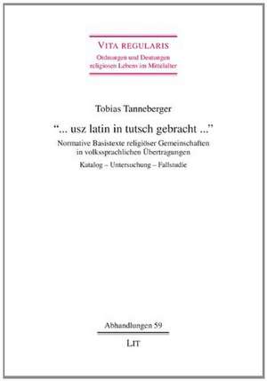 "... usz latin in tutsch gebracht ..." de Tobias Tanneberger