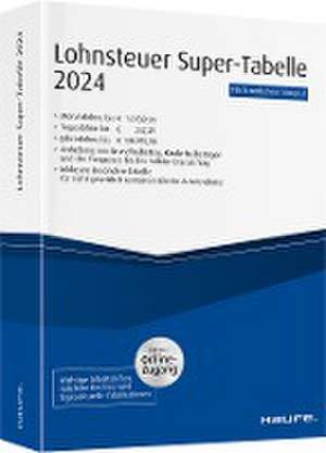 Lohnsteuer-Supertabelle 2024 inkl. Onlinezugang