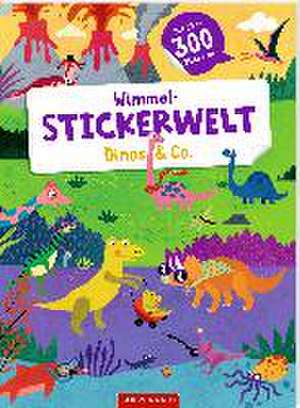 Wimmel-Stickerwelt - Dinos & Co. de Mariana Ruiz Johnson