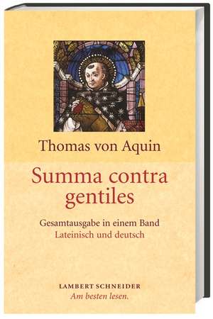 Summa contra gentiles de Thomas von Aquin