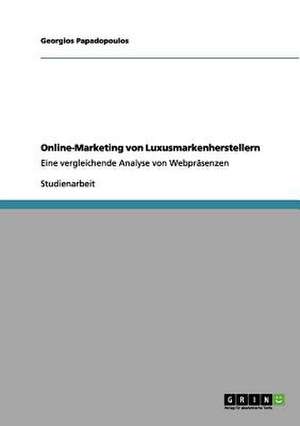 Online-Marketing von Luxusmarkenherstellern de Georgios Papadopoulos