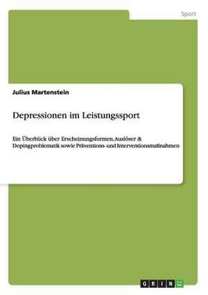 Depressionen im Leistungssport de Julius Martenstein